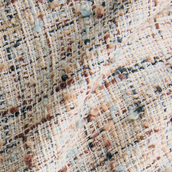 Asia Shirt Dress - Confetti Slub :: Ivory/Blue Multi